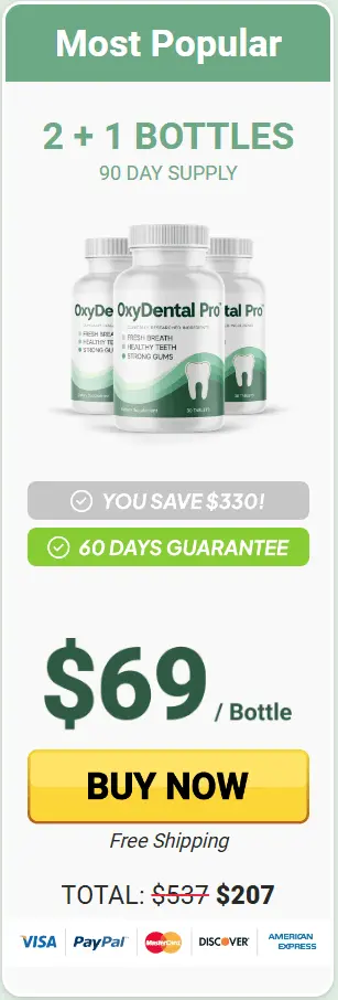 Buy OxyDental Pro 3 Bottle